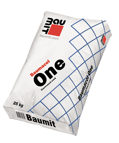 картинка BAUMIT Клей плиточный Baumacol One, 25кг/42 шт компании Таргет