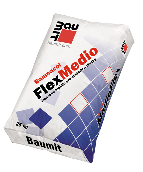 картинка BAUMIT Клей плиточный Baumacol FlexMedio, 25кг/42 шт компании Таргет